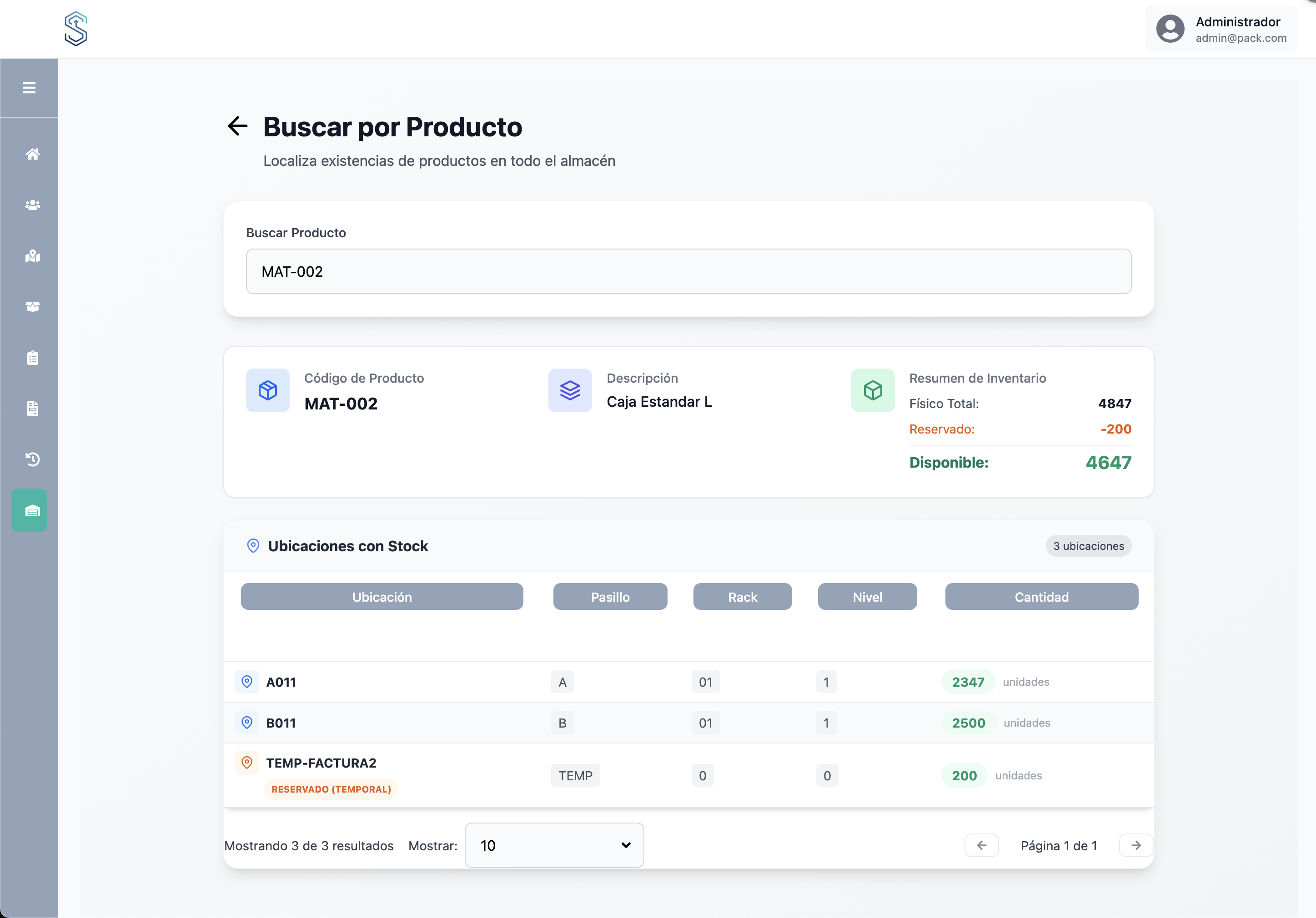 Búsqueda por Producto